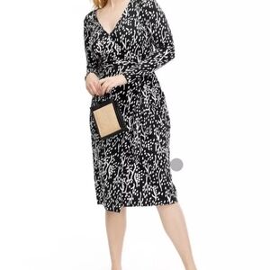 Diane von Furstenberg x Target Wrap Dress | Black and White Print | Size XL